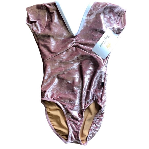 Ballet Leo | Royal Couture XO Velvet Leo Deep V Back Dance - Picture 3 of 7